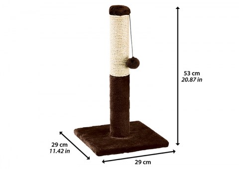 Ferplast vertikalna grebalica za mačke sa lopticom